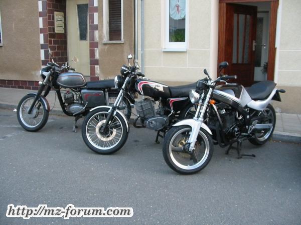 Unsere drei Bikes