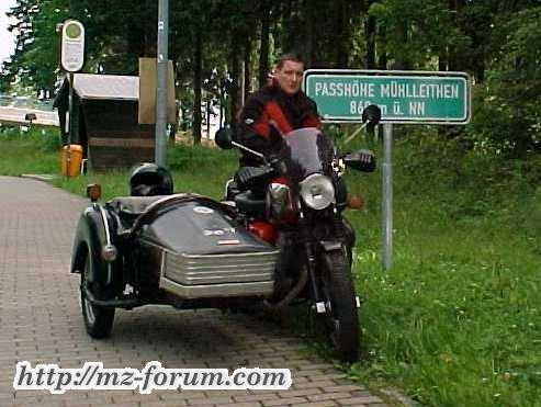 Mit dem Gespann im Vogtland
