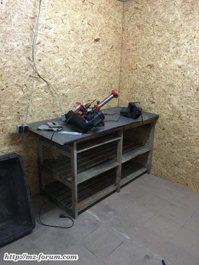 Mein neuer Werkstattbereich entsteht