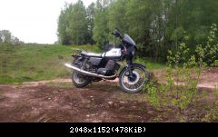 Meine ETZ 320 Touring (Mittagspause)