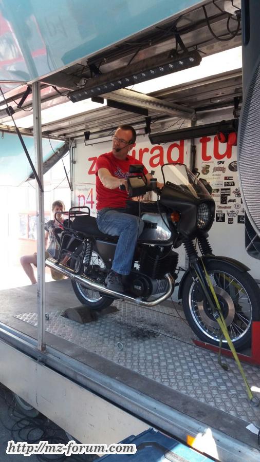 MZ 320 ccm Leistungsmessung in Berlstedt bei Weimar 2016