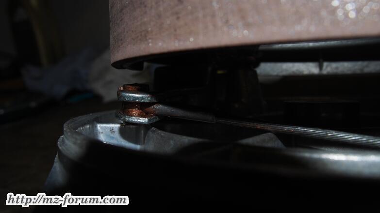 DetailBremseHinterradBowdenzug