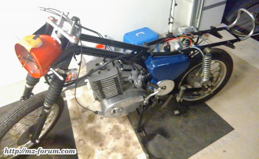 MZ TS 250/1 aufbau