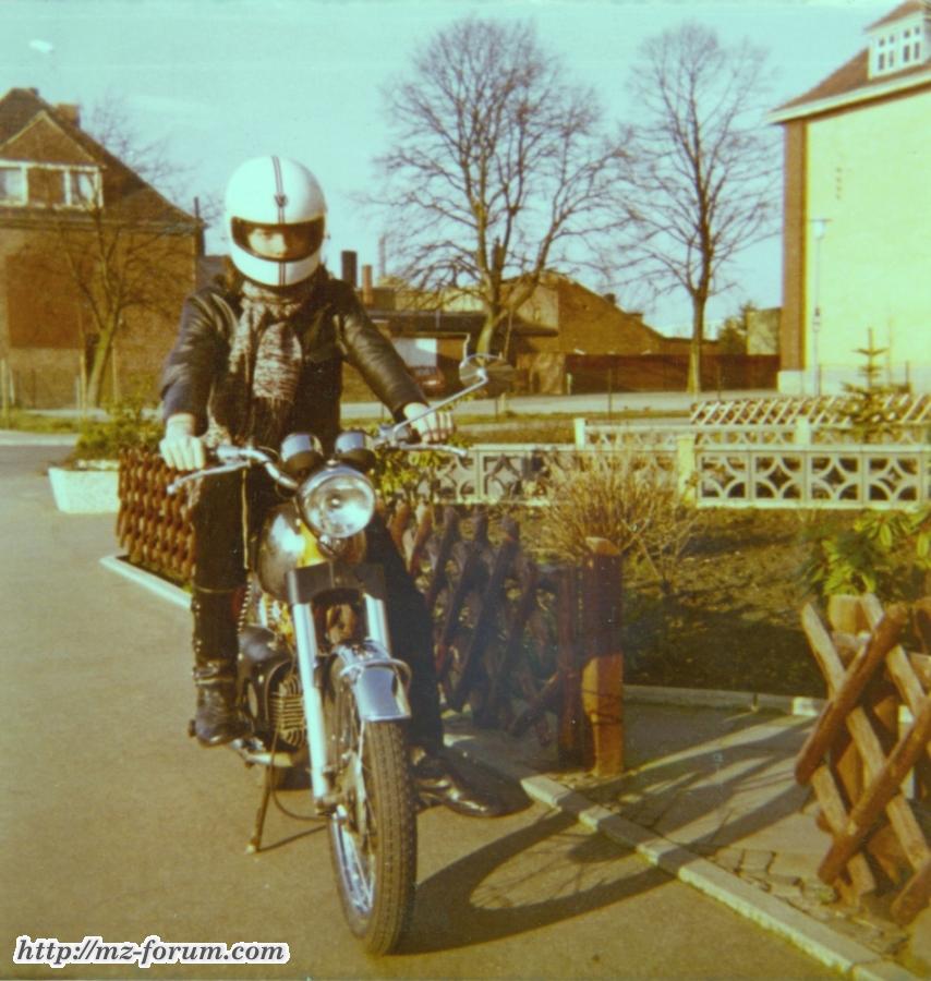 Menni auf Kreidler RS im Jahre 1975