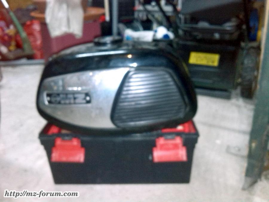 Tank TS150 demontiert