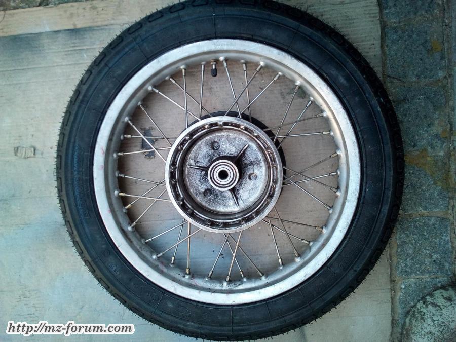 Hinterrad - Heidenau Reifen