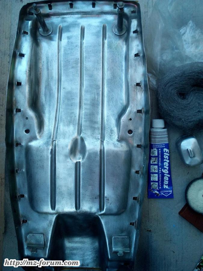 Sitzbankunterzug - Polieren 2