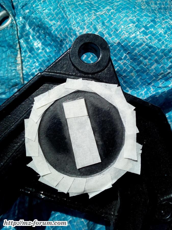 Hauptbremszylinder - Maskieren