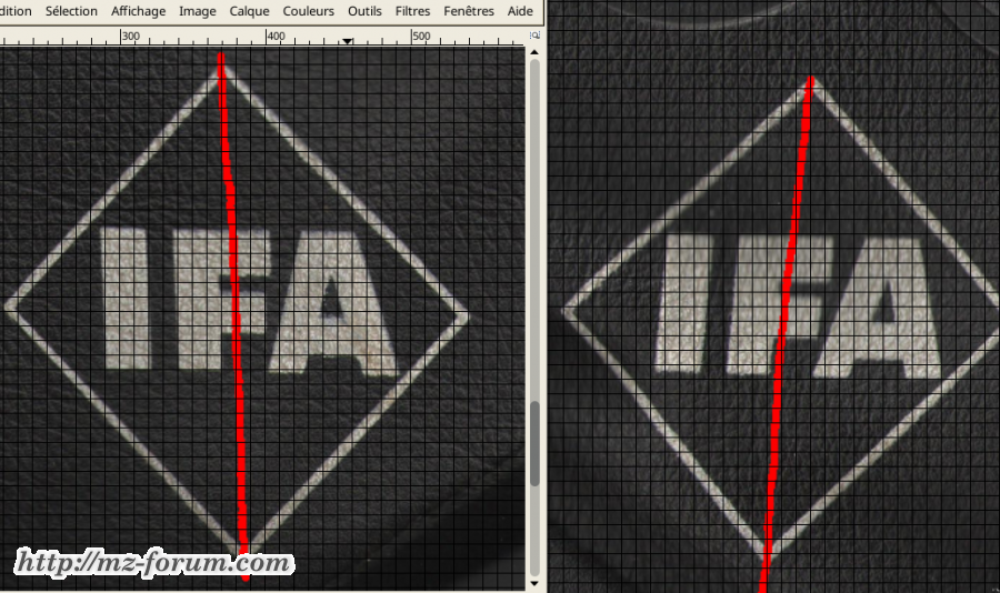 Schräges IFA-Logo(lLinks & rechs)