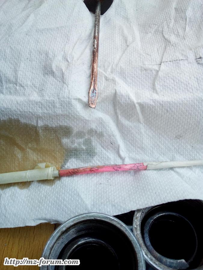 Oelfstandskontrolle mit Messstab