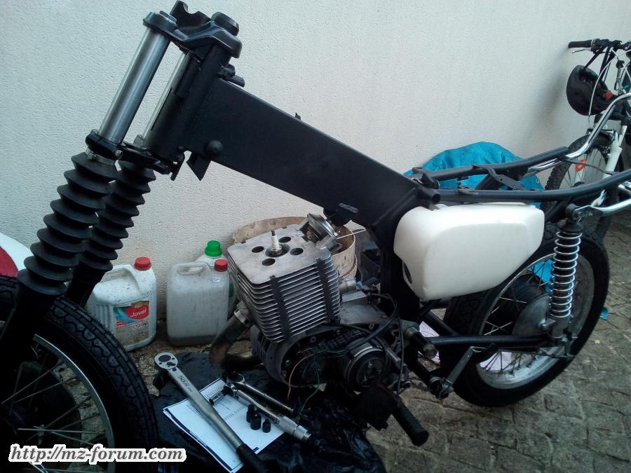 Motor eingebaut