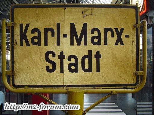 Karl-Marx-Stadt-Schild 512