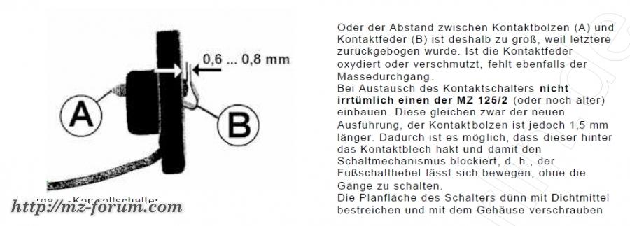 Leerlaufschalter