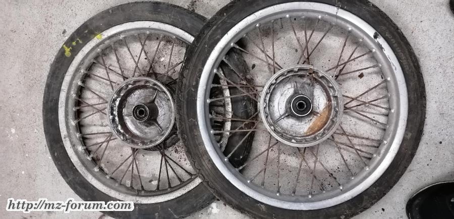 MZ ES 125 Räder