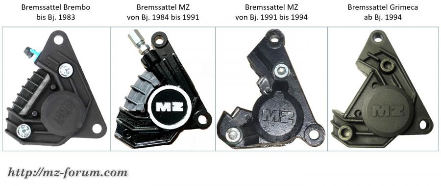 Bremssattel ausführungen