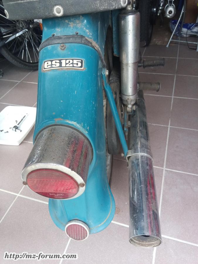 MZ ES 125 1969 Kotflügel hinten