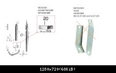 Vergleich Befestigungsstreben Auspuff ES150