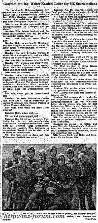 Neues Deutschland 24-04-1966