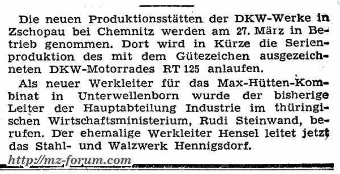 Neue Zeit 25-03-1950