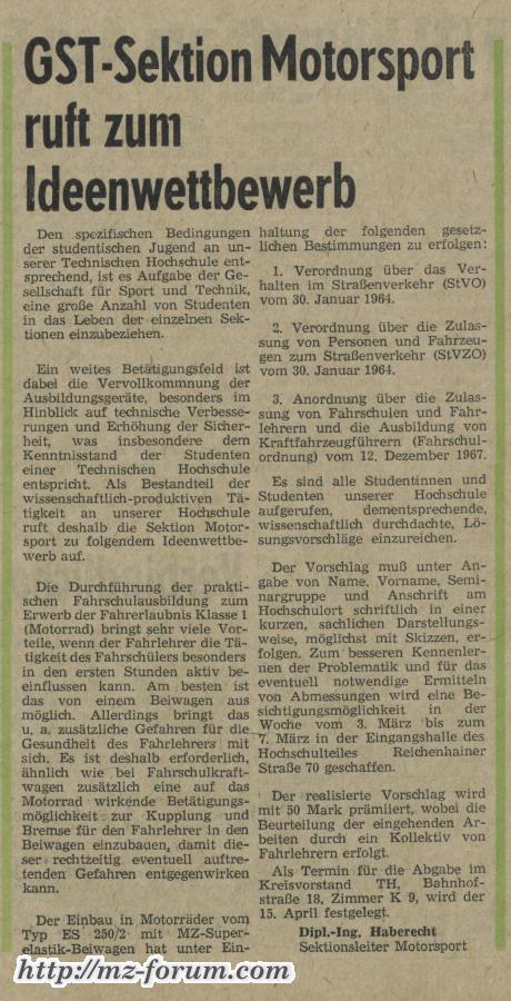 Hochschulspiegel 28-01-1969