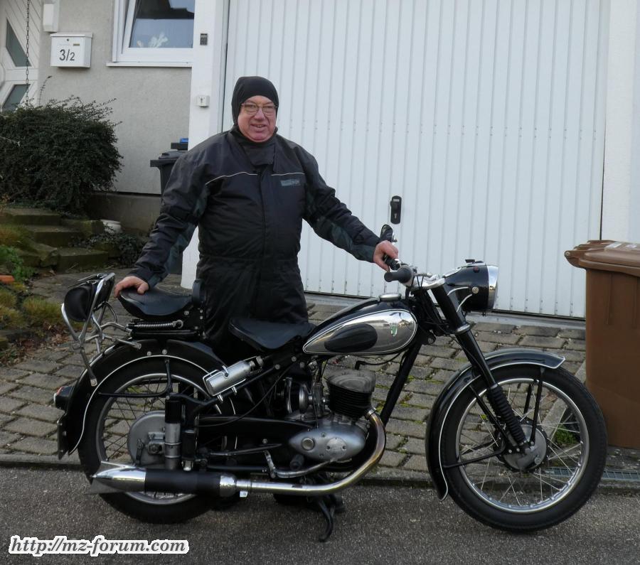 DKW RT 250/1 im Winter - 2018