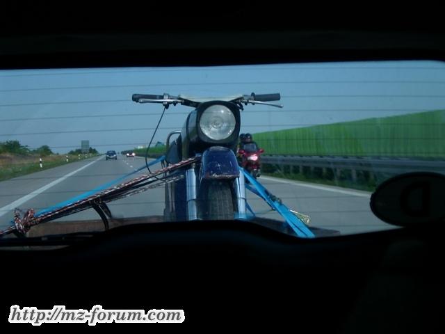 ES 150 bei 120km/h auf der Autobahn ;-)