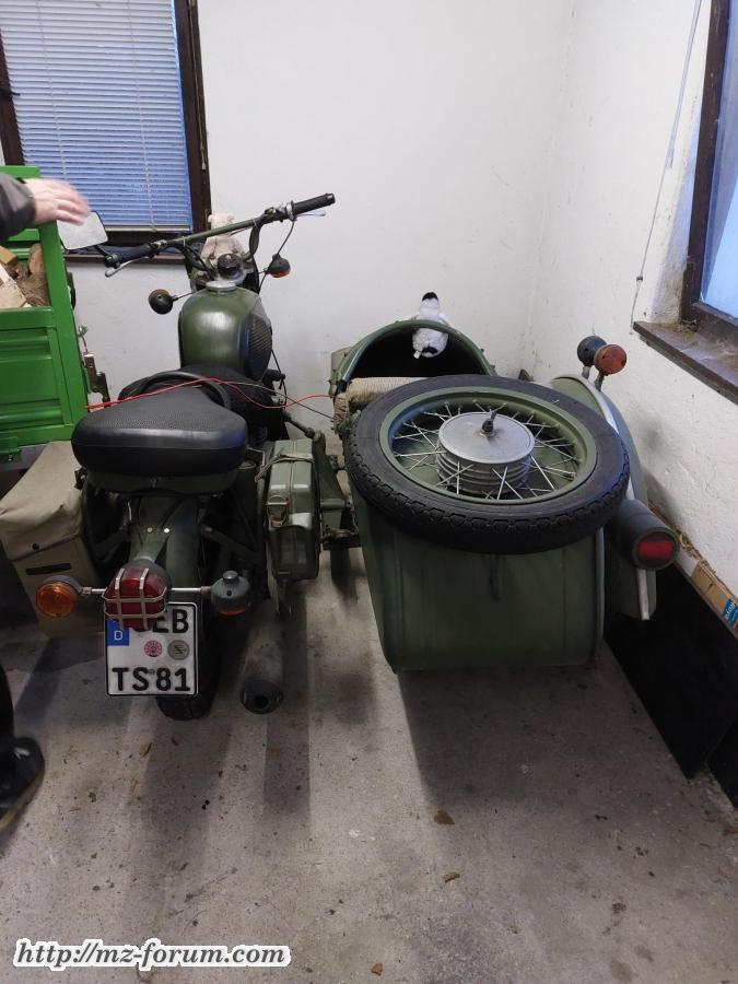 MZ TS 250/1 - Superelastik - Gespann