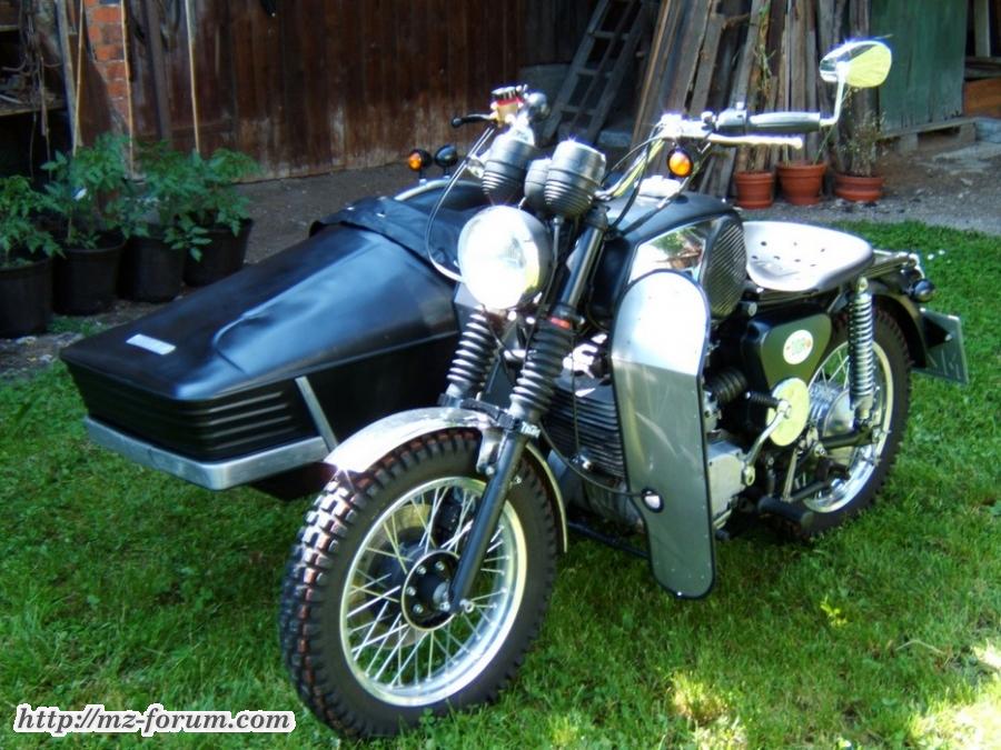 mz ts 250 mit seitenwagen, bj 1979