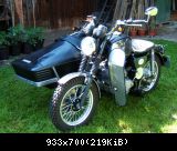 mz ts 250 mit seitenwagen, bj 1979