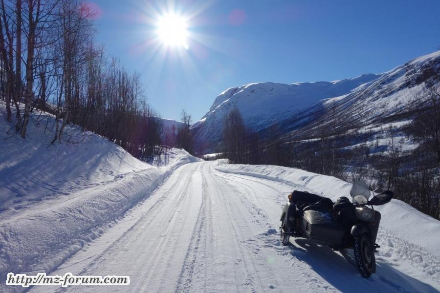 Schneespaß in Norge