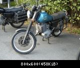 ETZ 250, BJ. 1986, Motorrad der Tochter, vor der Überholung