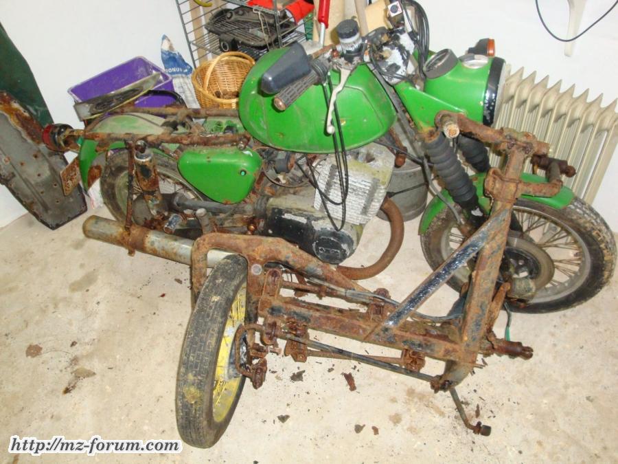 Lastengespann vorher....