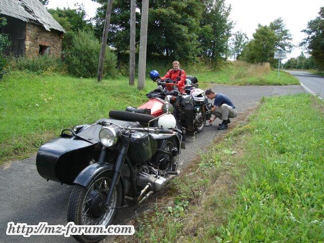 Panne irgendwo in Tschechien