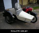 Ein formschönes Motorrad.