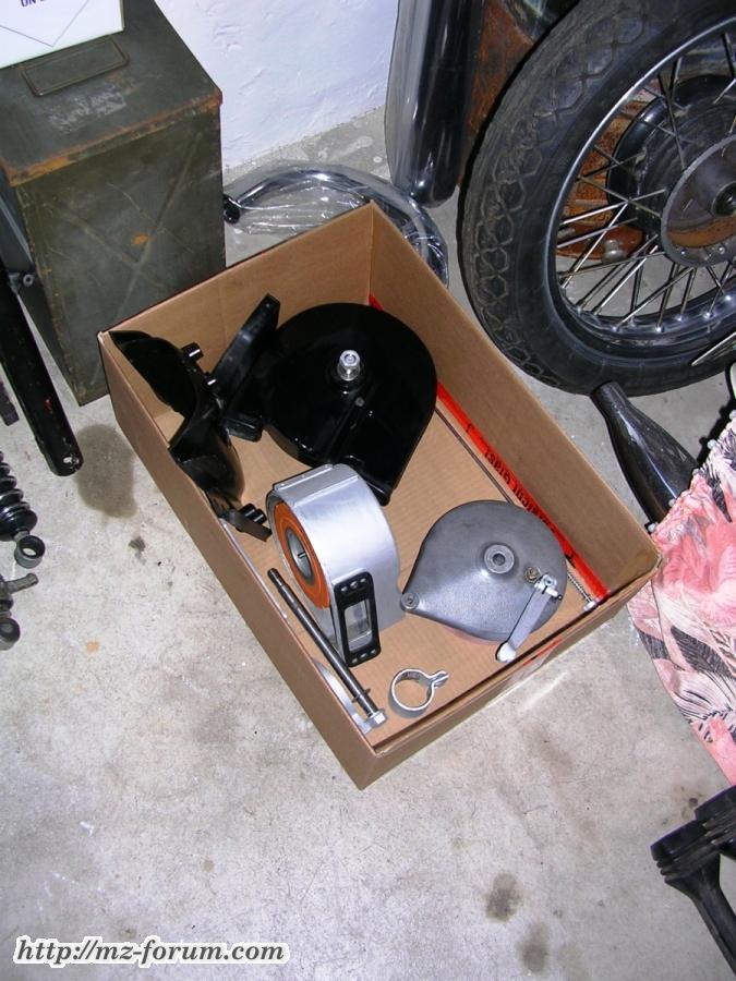 02/2009  die "Wunderkiste" mit aufgearbeiteten Teilen füllt sich
