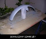 05/2009 - das Schutzblech lackiere ich selbst