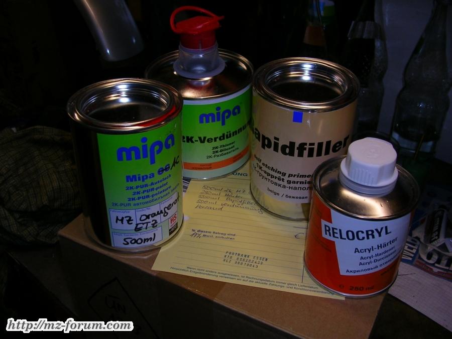 05/2009 Habe Lack in der Originalfarbe bekommen! Hurra!