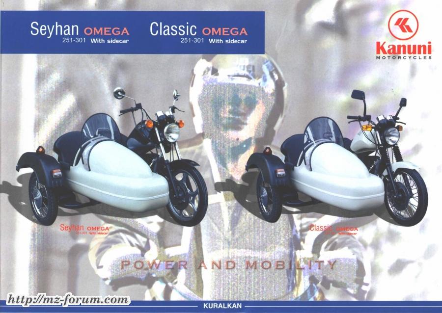 MZ-Kanuni "Omega" mit Seitenwagen (ca. 1998)