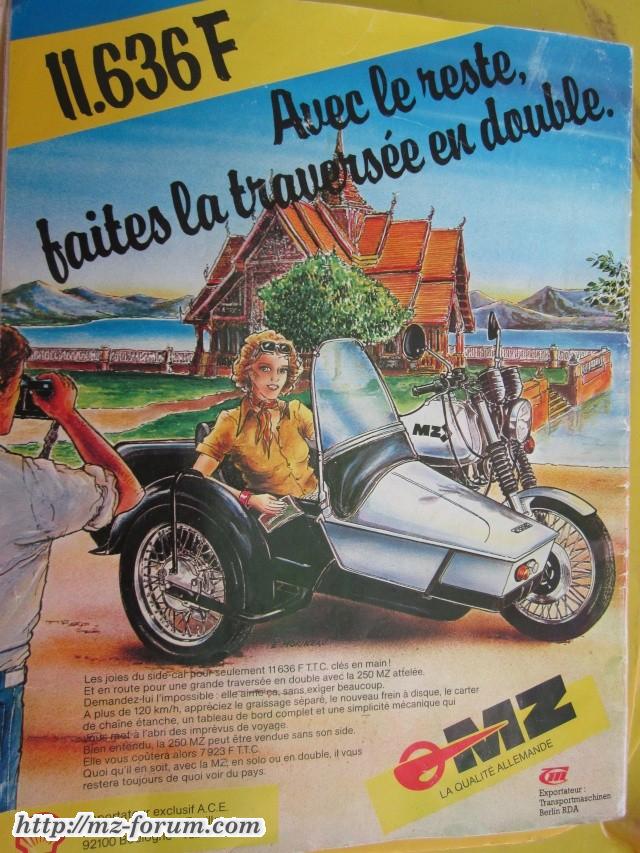 MZ250-Gespann-Frankreich