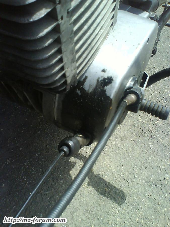 Oel am Motor