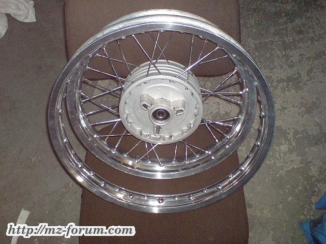 Der Glanz am Vorderrad war nur von kurzer Dauer.