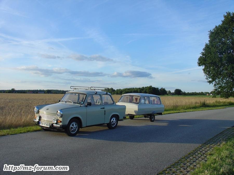 Schlafkabine am vierrädriger 2takter