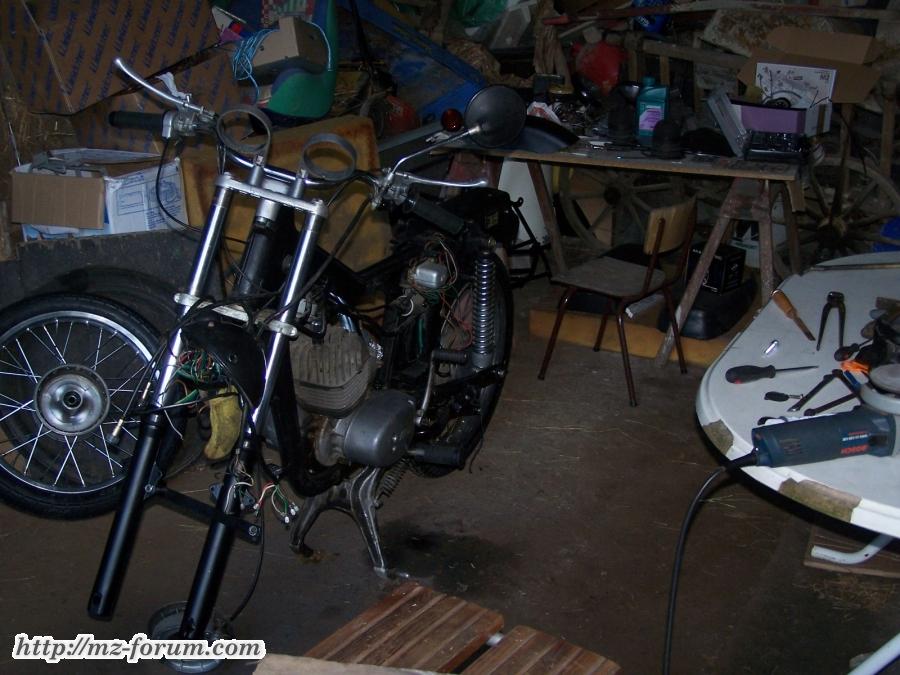 MZ TS 150 zerlegt