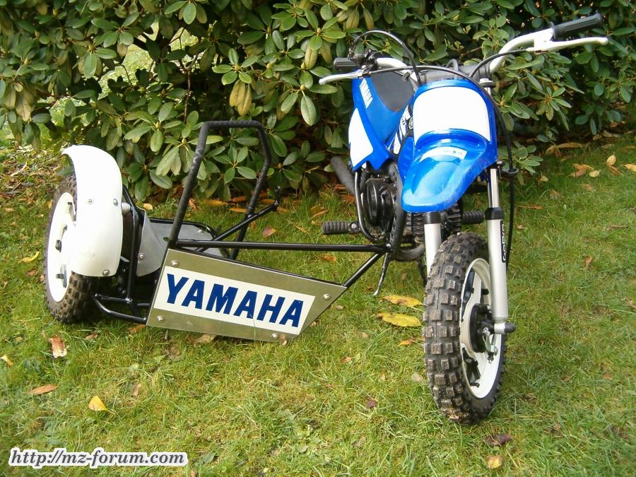 Yamaha PW 50 Seitenwagen