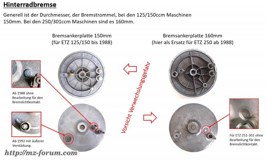 Hinterradbremse