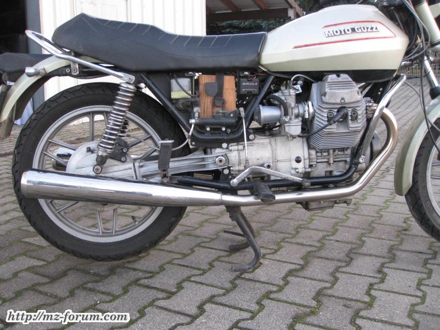 Guzzi - neuer Auspuff