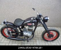 MZ RTTS 150 Bobber von oben