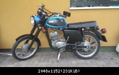 MZ TS 125  FERTIG