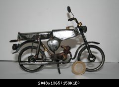 Moped geschweißt