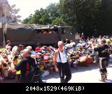 Der Festplatz: vor der Gloriette im Schloss Schönbrunn